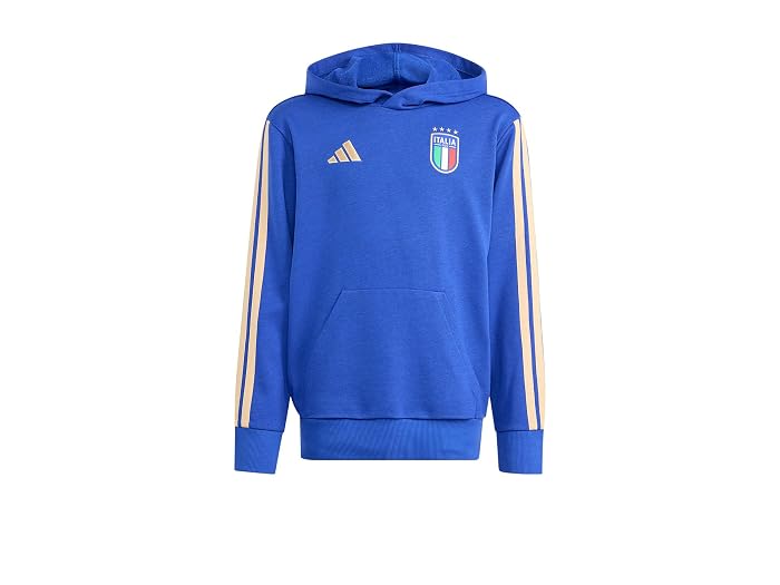 adidas Kids FIGC Italy Alphaskin Hoodie (Little Kid/Big Kid)