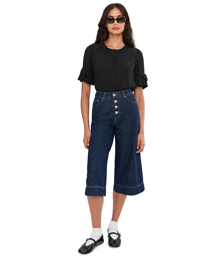 CeCe Flounce Elbow Bow Sleeve Top - Image 2