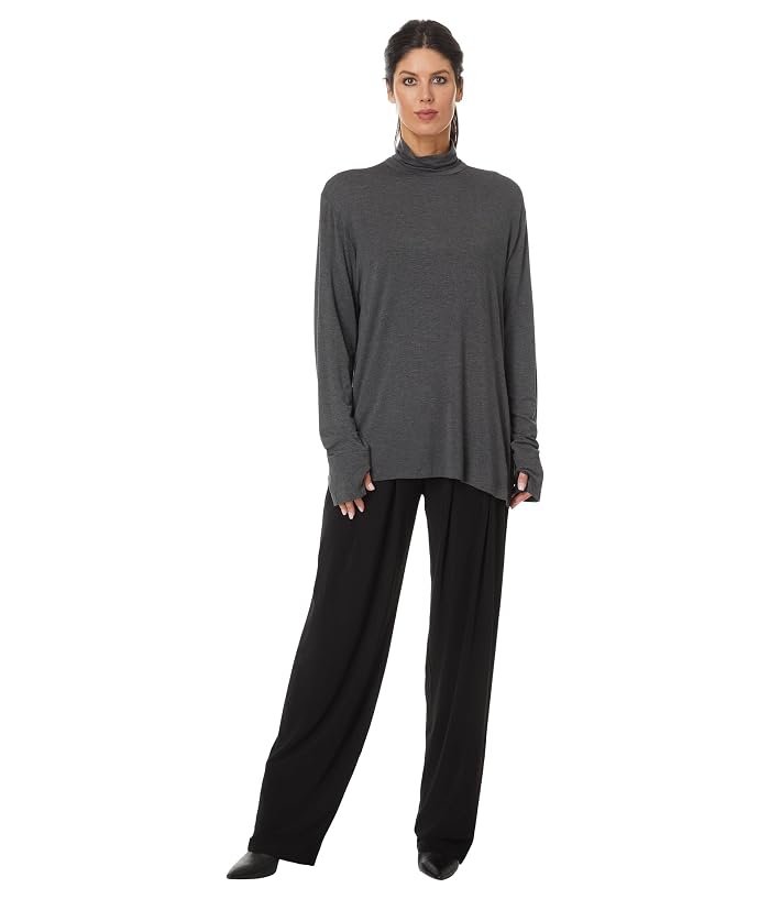 Norma Kamali Long Sleeve Turtleneck Easy Fit Top - Image 4