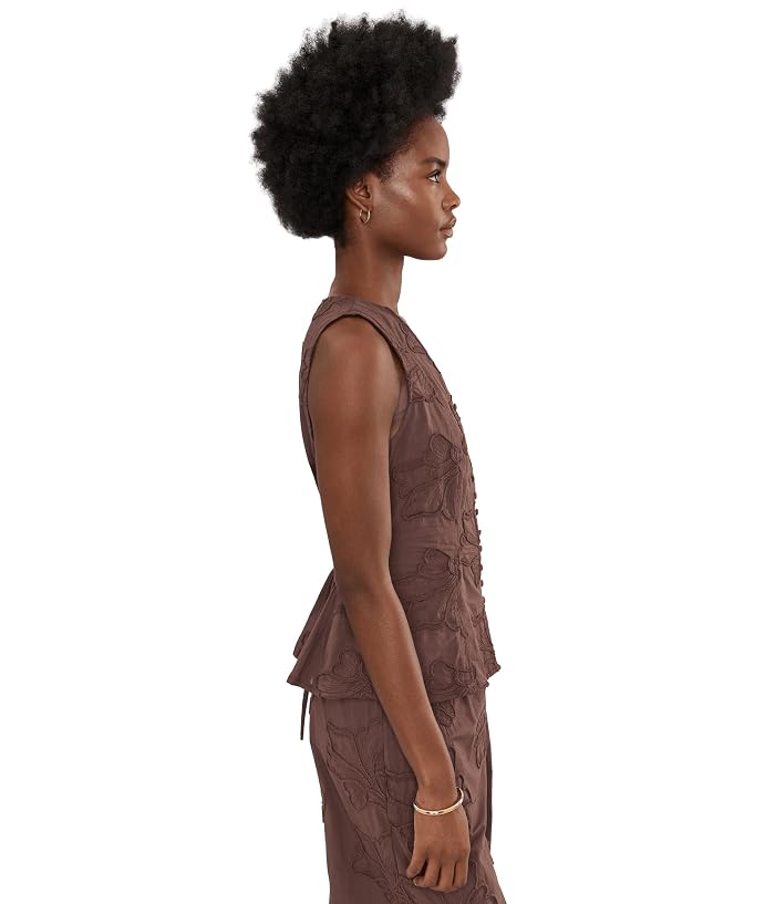 Vince Camuto Vneck Buttondown Tank - Image 3