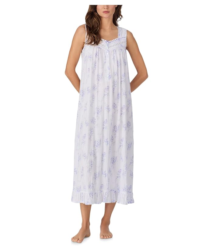 Eileen West Cotton Lawn Sleeveless Ballet Nightgown