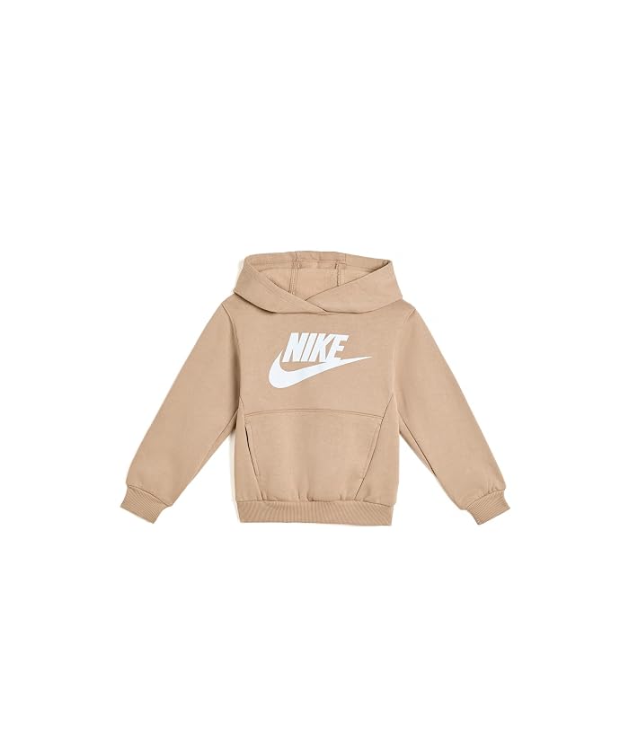 Nike Kids Sportswear Club Fleece Pullover Hoodie w/Large Swoosh Logo (Little Kid)