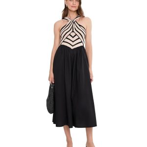 Adrianna Papell Sweater Knit Midi Dress
