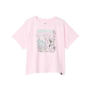 adidas Kids Drop Shoulder Tee (Big Kid)