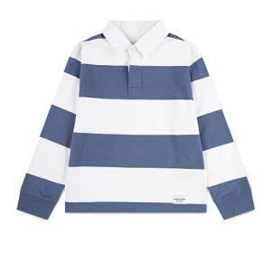 abercrombie kids Long Sleeve Rugby Polo (Big Kid)