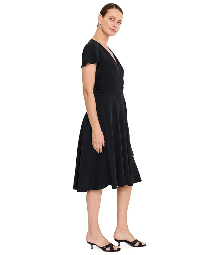 Lauren Ralph Lauren Belted Georgette Surplice Dress - Image 3