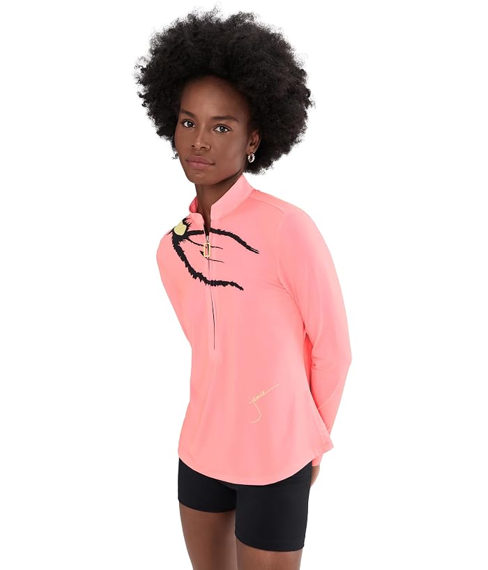 Jamie Sadock Sunsense Scorpio Print Long Sleeve Quarter Zip