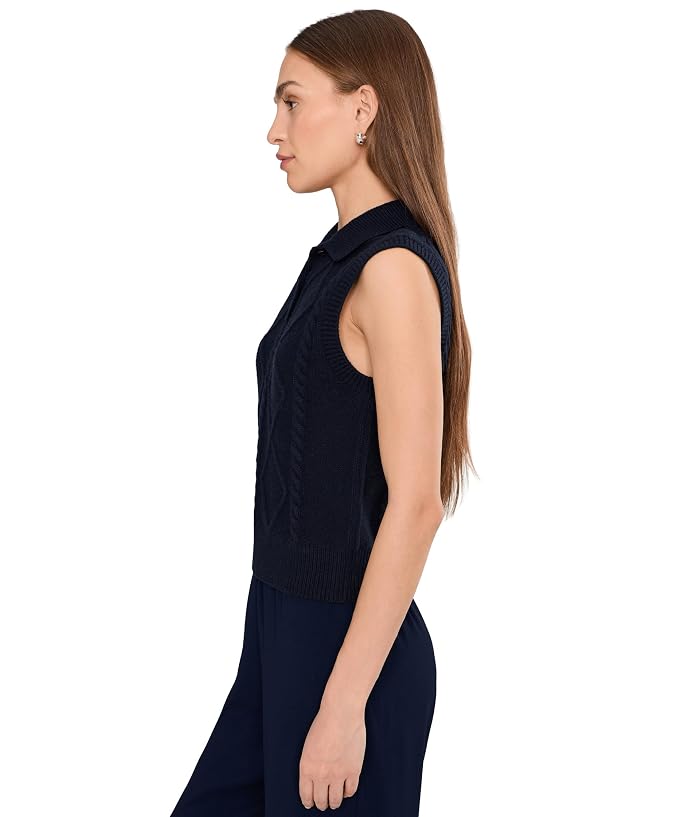 Vince Polo Cable Vest - Image 3