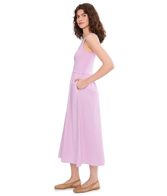 Lilla P Mixed Media Scoop Neck Dress - Image 3
