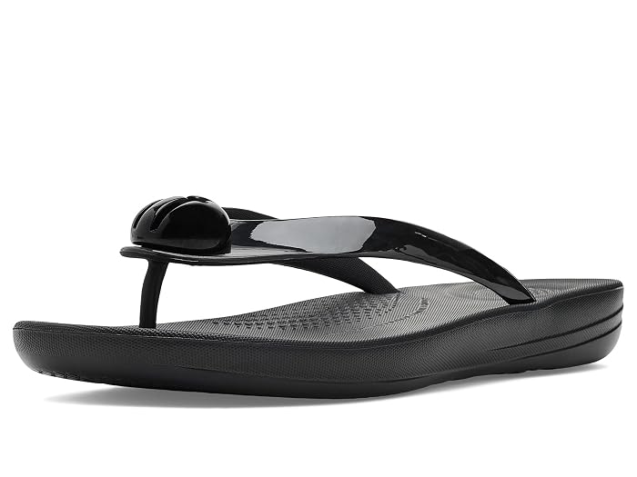 FitFlop Iqushion Glossy-Button Flip-Flops