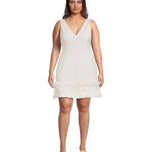 Adrianna Papell 3d Petal Crepe Short Dress