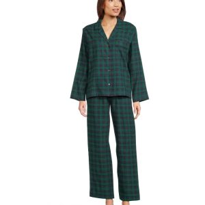Eberjey Flannel Long Pj Set