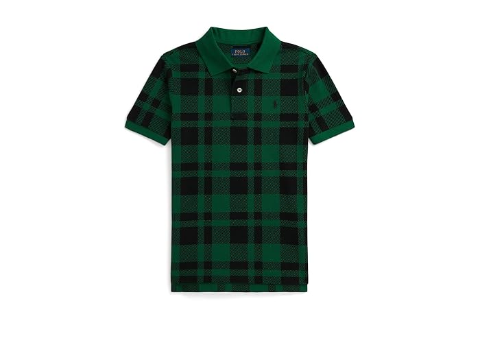 Polo Ralph Lauren Kids Plaid Cotton Mesh Polo Shirt (Toddler/Little Kid)