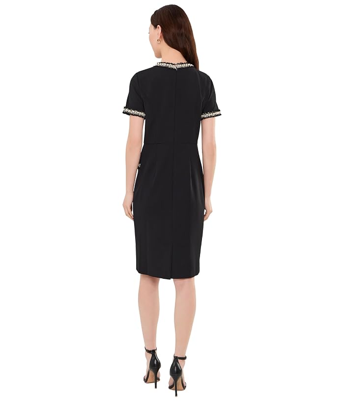 Adrianna Papell Crepe Sheath Dress - Image 4
