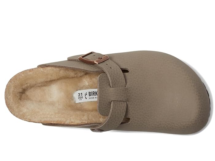 Birkenstock Kids Boston Shearling Lined Birkibuc (Toddler/Little Kid/Big Kid) - Image 2