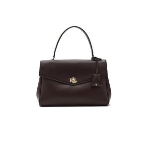 Lauren Ralph Lauren Nappa Leather Medium Farrah Soft Satchel