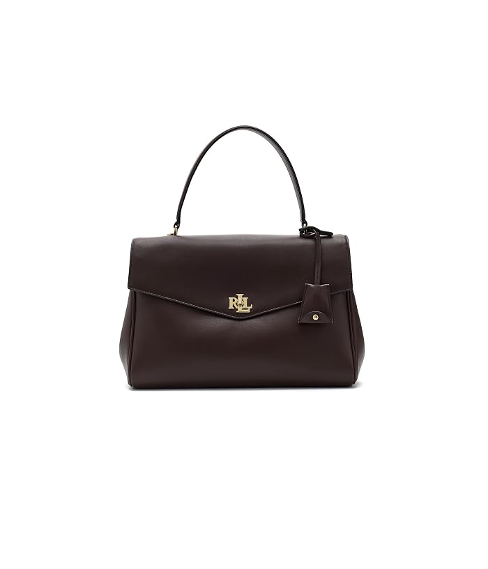 Lauren Ralph Lauren Nappa Leather Medium Farrah Soft Satchel