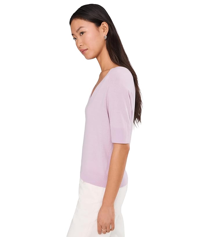 Lilla P V-Neck Saddle Sleeve Sweater - Image 3