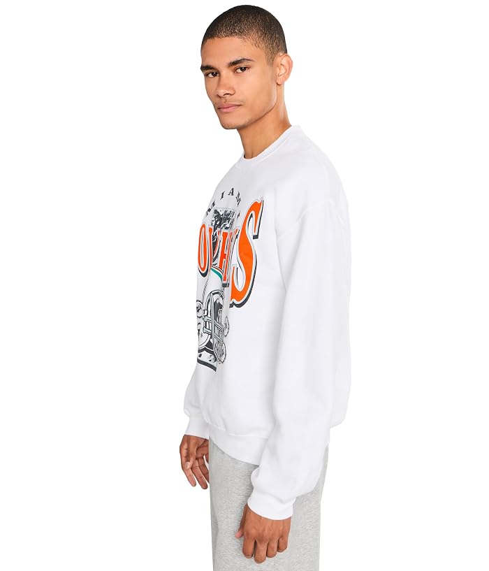 Junk Food Clothing NFL Miami Dolphins Conversion Crew Fleece - Image 3