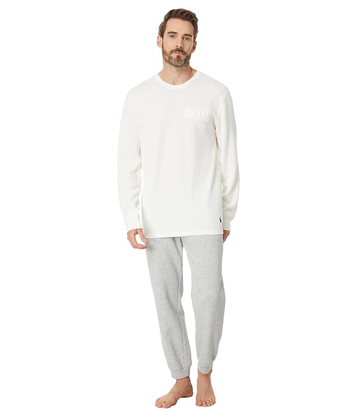 Polo Ralph Lauren Embossed Thermal Long Sleeve Crew Shirt - Image 4