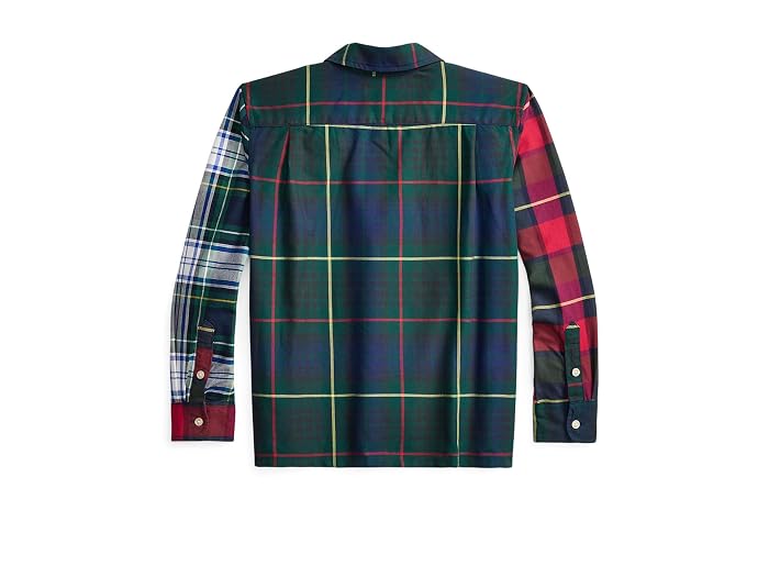 Polo Ralph Lauren Kids Plaid Cotton Oxford Fun Shirt (Big Kid) - Image 2