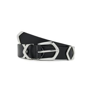 Madewell Angular Buckle Belt in Suede