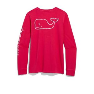 Vineyard Vines Garment-Dyed Vintage Whale Long-Sleeve Pocket Tee