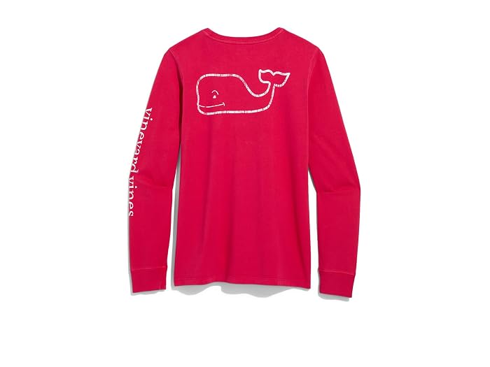 Vineyard Vines Garment-Dyed Vintage Whale Long-Sleeve Pocket Tee