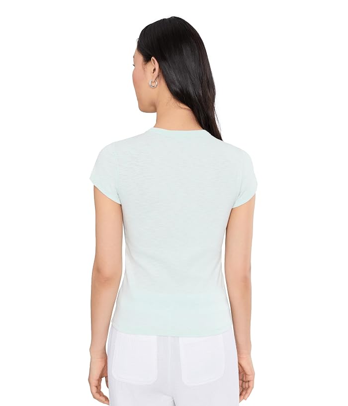 Lilla P Ribbed Slub Crewneck Tee - Image 4