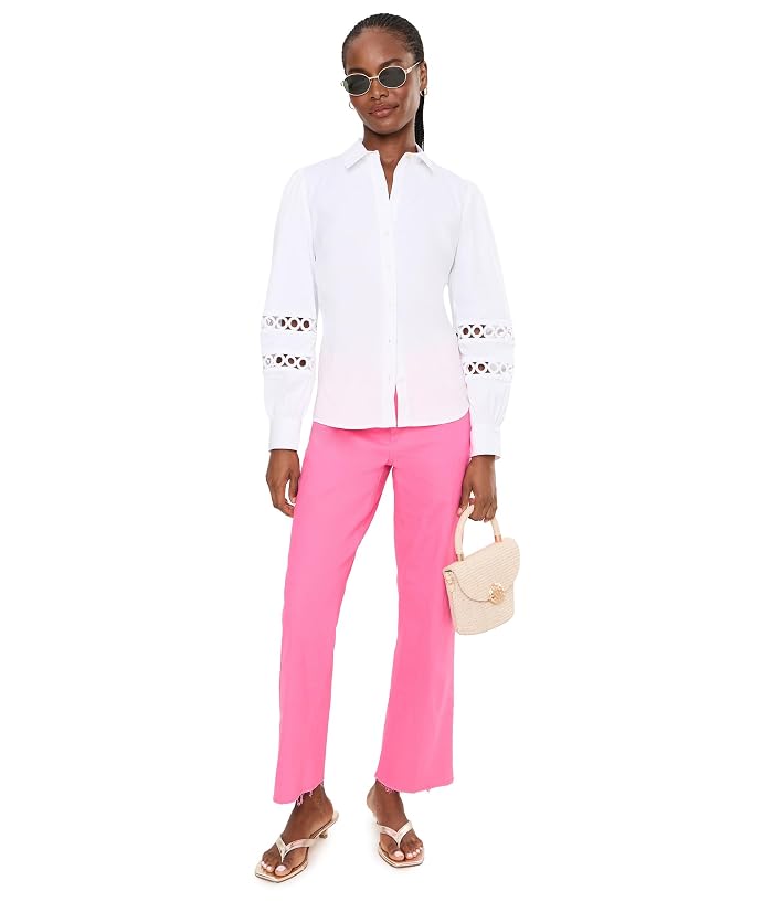 Lilly Pulitzer The Lace Inset Lilly Shirt - Image 2
