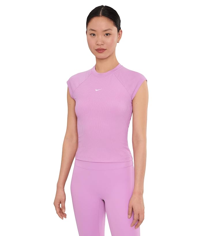 Nike Sportswear Chill Knit Rib Short Sleeve Top