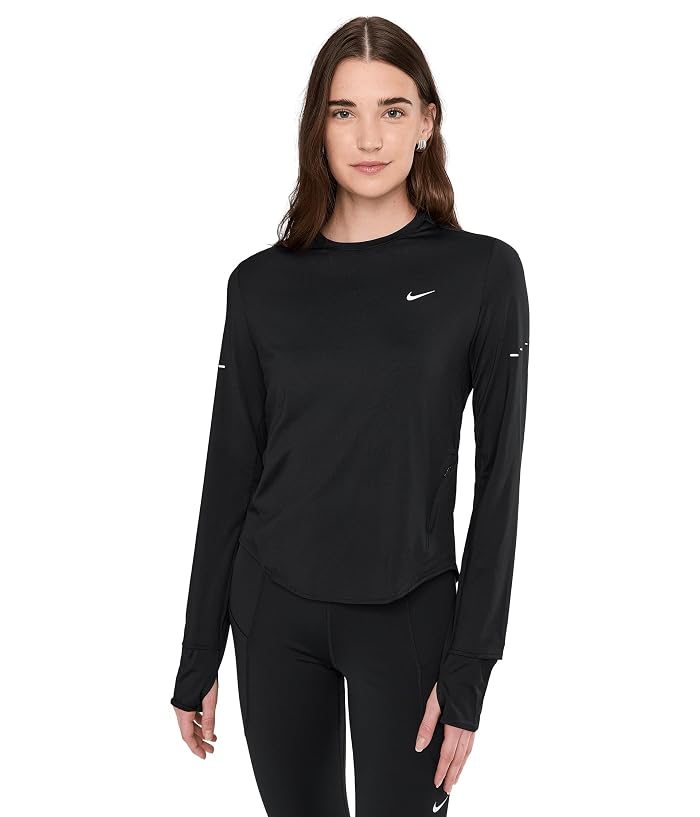 Nike Swift Dri-FIT Ultraviolet Long Sleeve Crew Neck Running Top