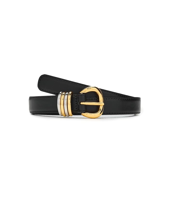 Madewell Mixed Metal Keeper Belt in Leather - Image 2