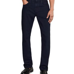 Paige Federal 32" Transcend Slim Straight Fit Jeans In Inkwell