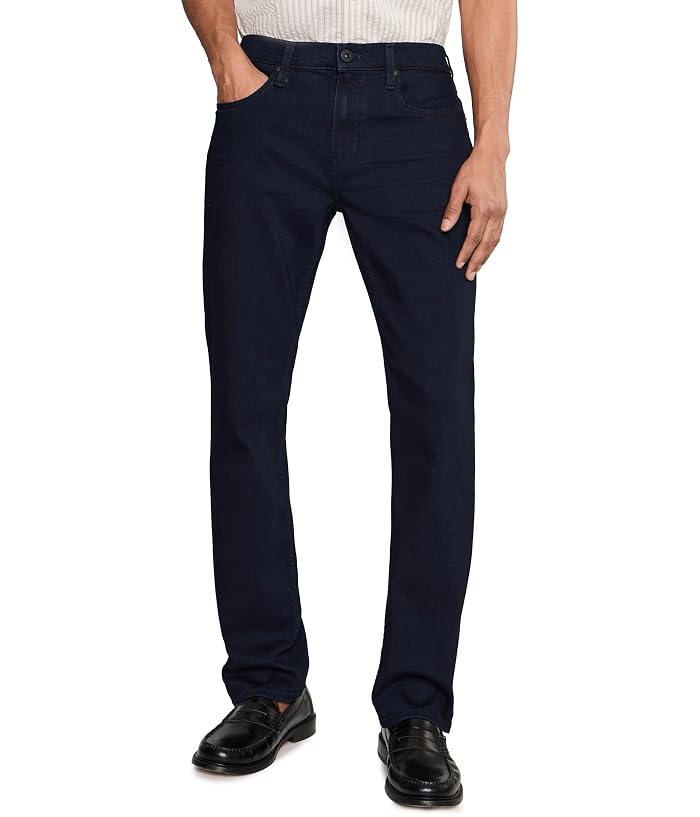 Paige Federal 32" Transcend Slim Straight Fit Jeans In Inkwell