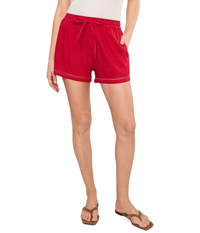 KUT from the Kloth Aria Linen Tie Front Shorts