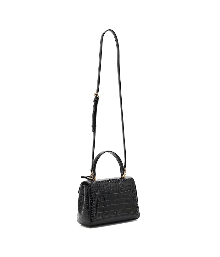 Lauren Ralph Lauren Croc-Embossed Small Farrah Soft Satchel - Image 2