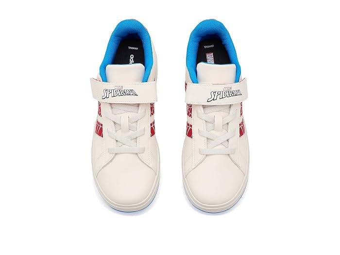 adidas Kids Marvel Spider-Man Grand Court Shoes (Little Kid/Big Kid) - Image 2