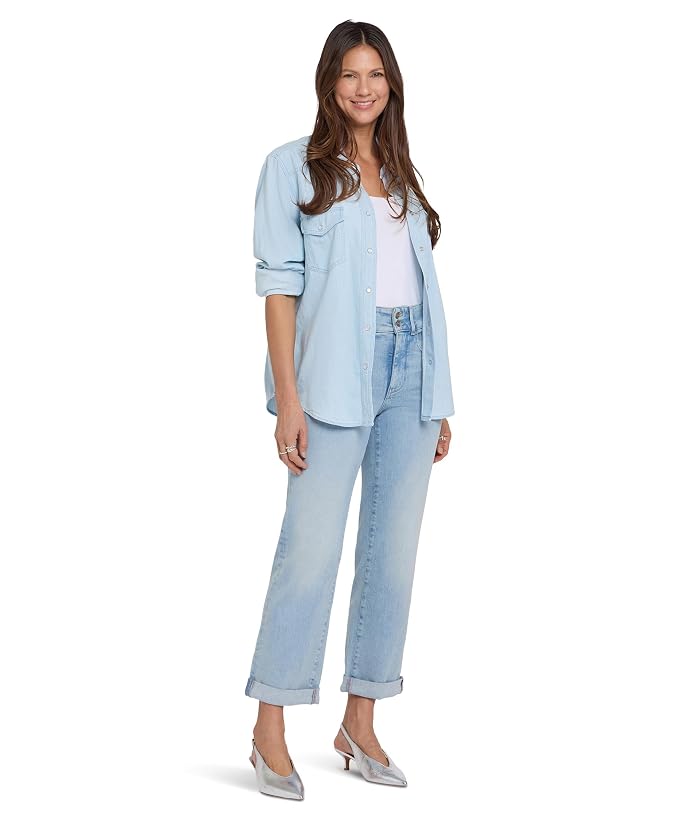NYDJ Petite Bailey Straight Crop Re-New Denim Jeans - Image 2