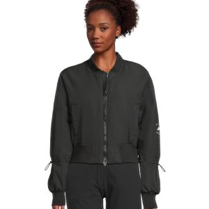 adidas by Stella McCartney By Stella Mccartney Truenature Woven Bomber Cropped Jacket