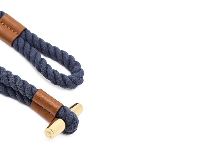 Lauren Ralph Lauren Leather-Trim Rope Toggle Skinny Belt - Image 3