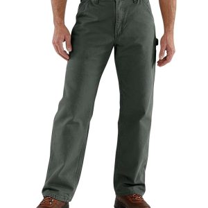 Carhartt Washed Duck Dungaree Flannel Lined Work Pants