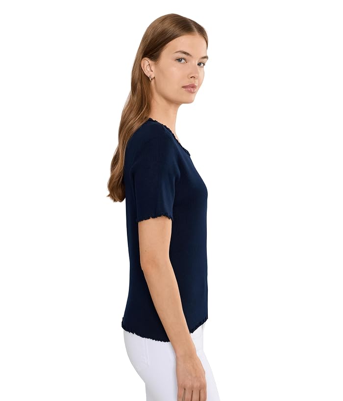 NIC+ZOE Petite Ruffle Trim Sweater Tee - Image 3