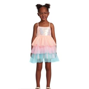 Lola and The Boys Paillette Ombre Tutu Dress (Toddler/Little Kid/Big Kid)