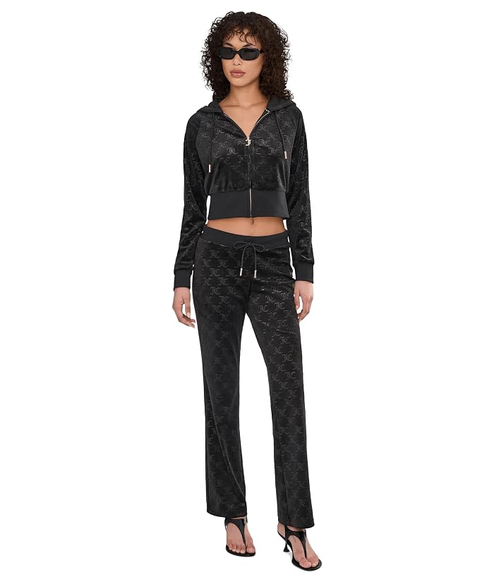 Juicy Couture Embossed Velour Track Pants - Image 2