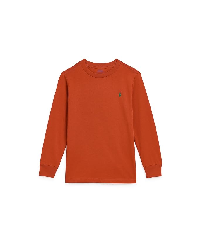 Polo Ralph Lauren Kids Cotton Jersey Long Sleeve Tee (Big Kid) - Image 4