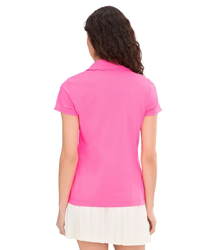Lilly Pulitzer Frida Scallop Polo UPF 50 - Image 4