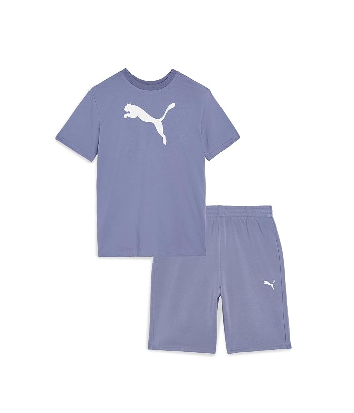 PUMA Kids Big Cat T-Shirt & Fleece Short Set (Toddler/Little Kid/Big Kid))
