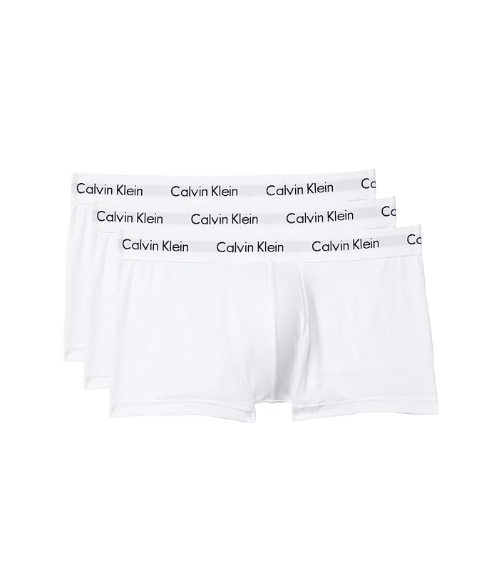 Calvin Klein Underwear Cotton Stretch Low Rise Trunks 3-Pack - Image 3