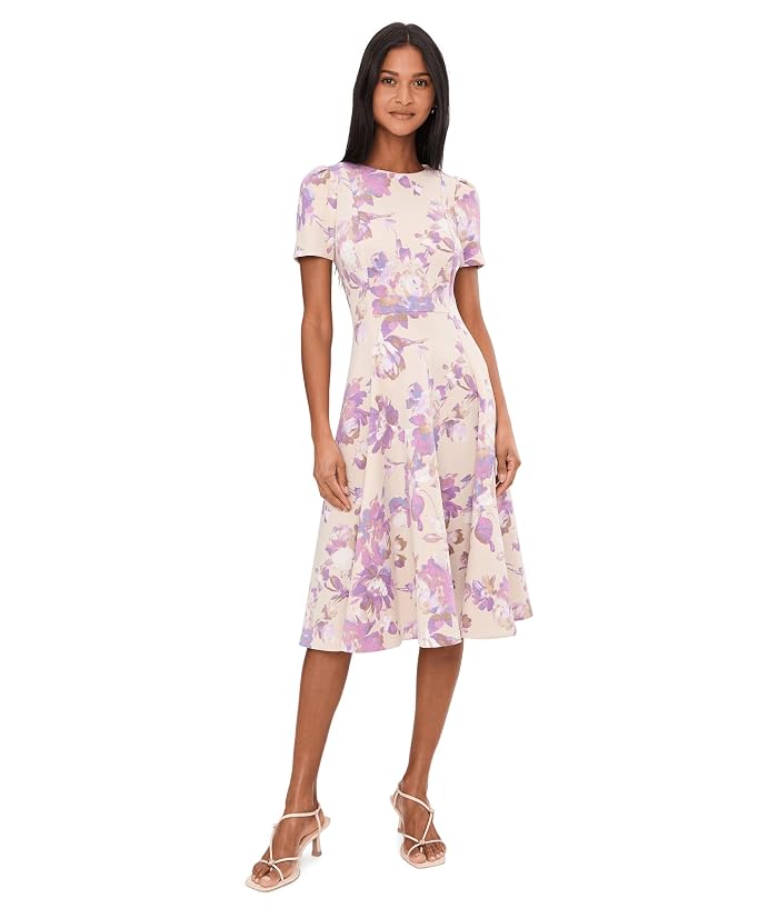 Calvin Klein Short Sleeve Scuba Floral Aline